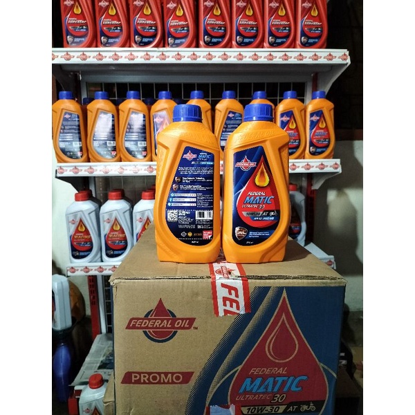 Federal Maticc 10W-30 & 20W-40 800ml+100% ORIGINAL+ADA UNDIAN DIBALIK TUTUP BOTOL OLI