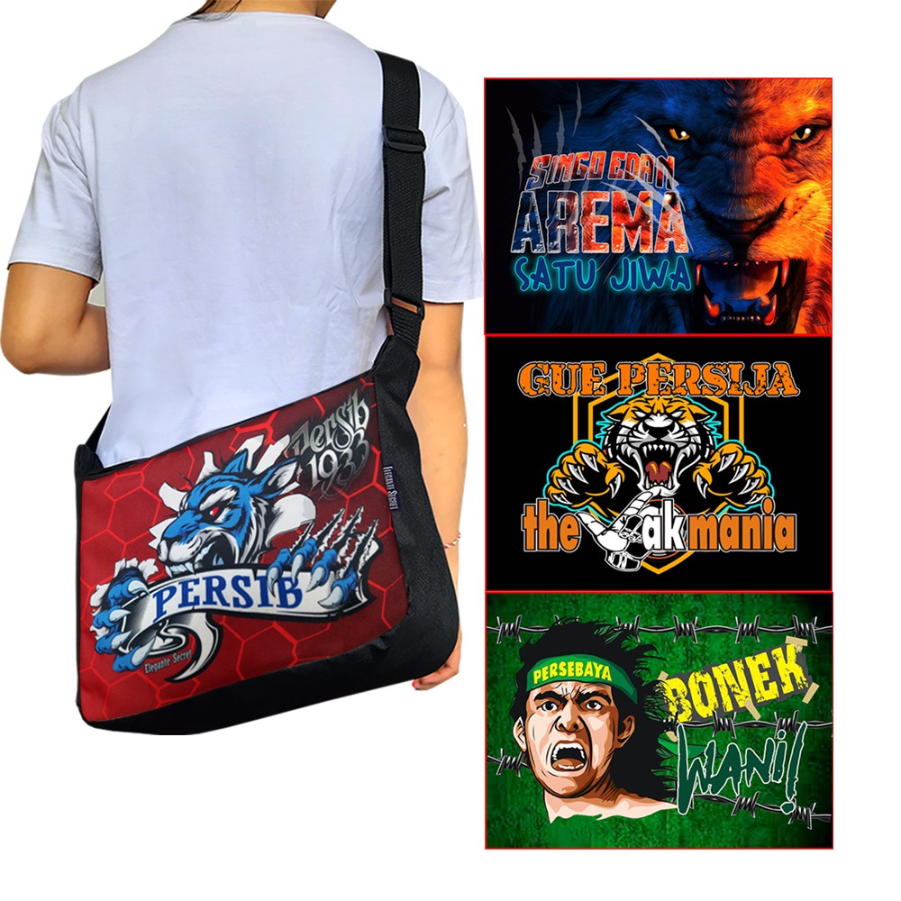 TERBARU Tas selempang Laki laki gambar Sublim - Tas Slempang Cowok Anak Sekolah Buku LKS