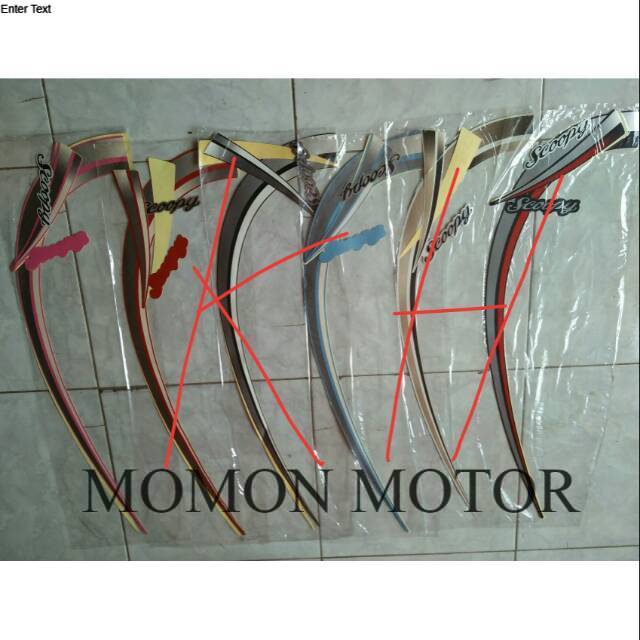 Sticker Striping honda scoopy 2011