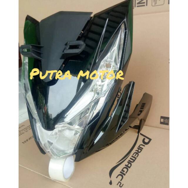 Full set tameng body depan beat new fi esp eco beat street 2016-2019 hitam original