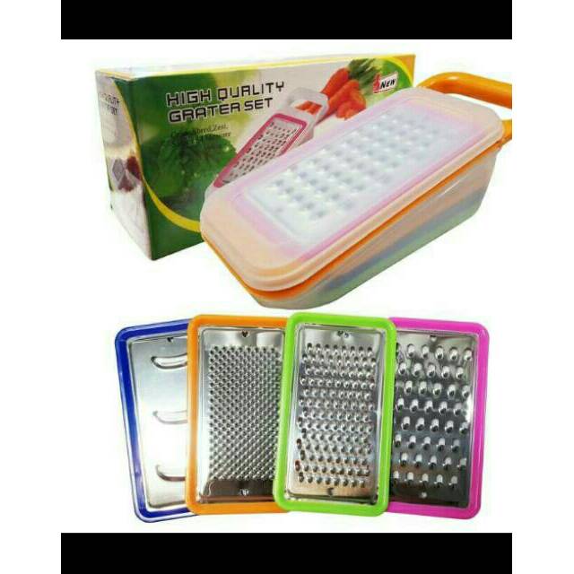 GRATER SET 4in1 . Serutan wortel