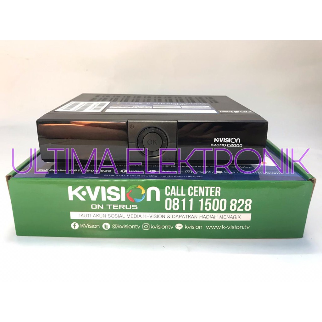 Receiver Kvision Bromo C 2000 Hybrid C &amp; Ku band Free MNC grup