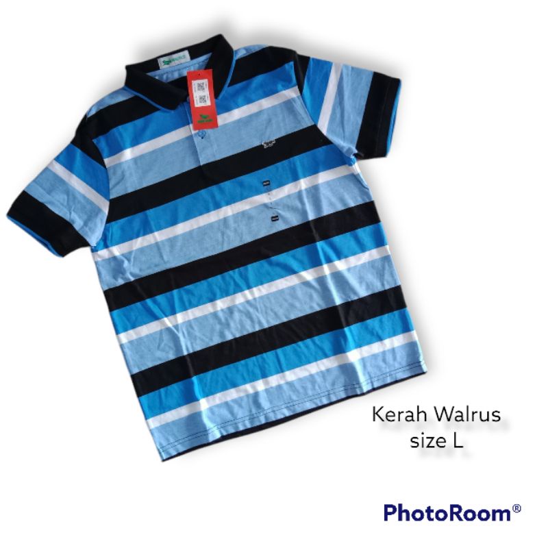 kerah walrus / kaos kerah walrus original