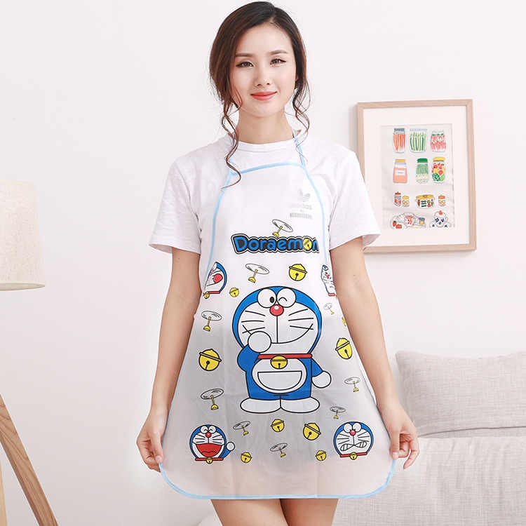 FUTAKO CELEMEK MASAK ANTI AIR APRON WATERPROOF DAN OILPROOF MOTIF KARAKTER  LUCU RANDOM