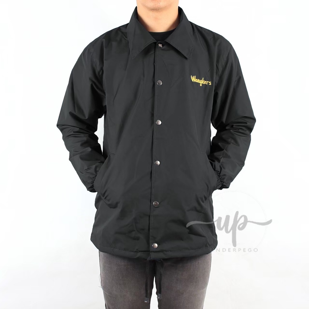UNDERPEGO Jaket Pria Coach Polos Wangker Original DIstro Bandung  Jaket Coach  Coach Polos