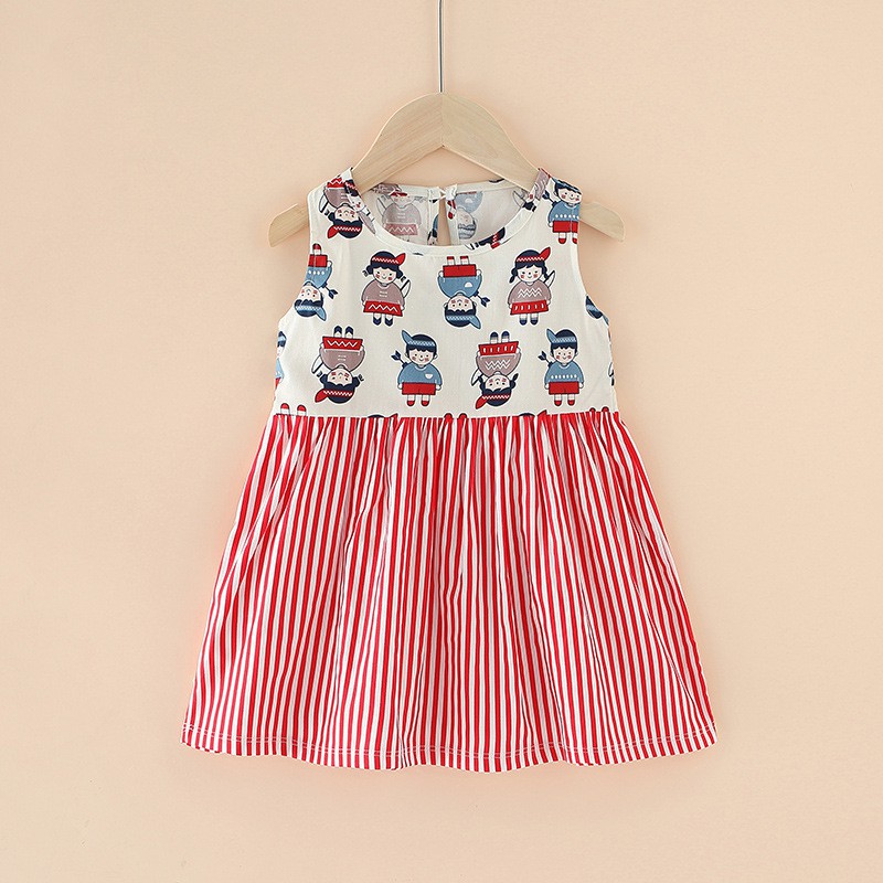 BABYSICAL 1-4 Thn - Aneka Dress anak Dress Bayi Korea Cotton Bamboo Motif Premium-Mulan