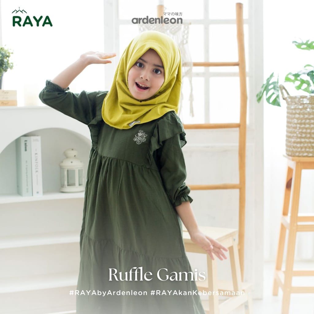 ARDENLEON | ARDEN  GIRL RUFFLE GAMIS RAYA COLLECTION