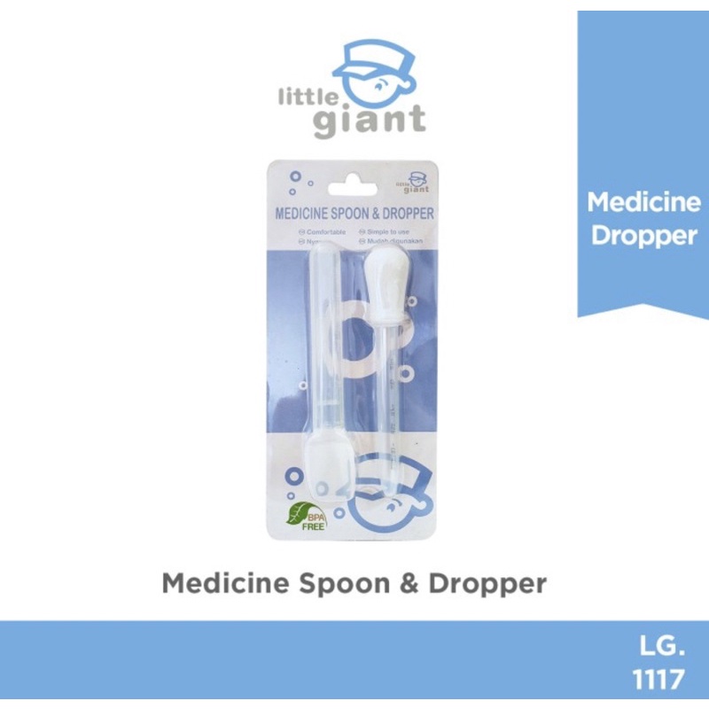 Little Giant Medicine Feed Spoon &amp; Dropper LG1117 - Sendok Obat