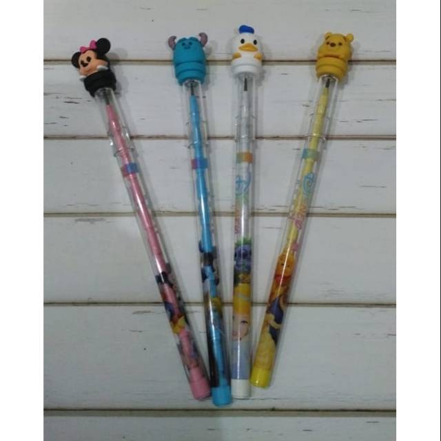

Pensil Disney Karakter (Mickey Mouse, Donald Duck, Winnie The Pooh, Monster Inc)