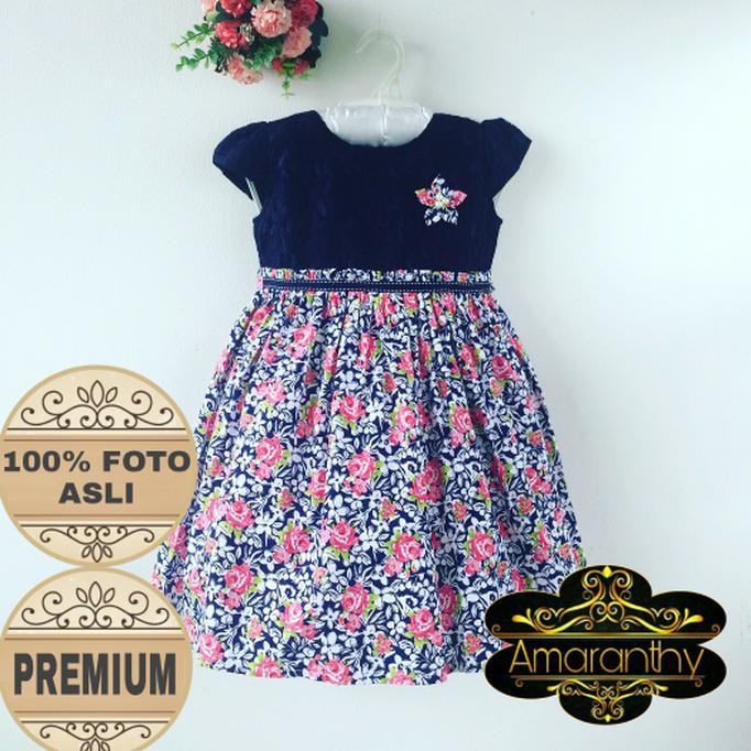 Dress Brokat Anak. Dress Brokat. Dress Premium Anak. AMBER Dress
