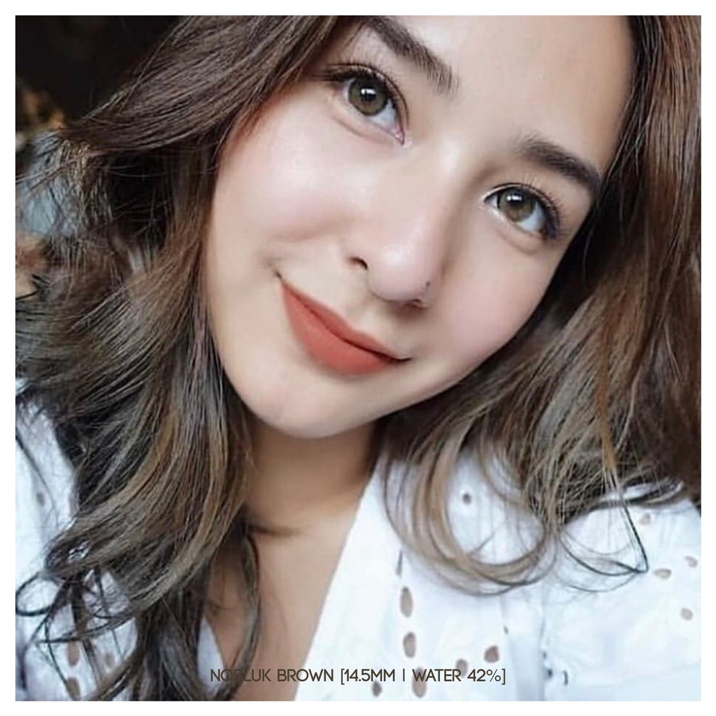 MIKHAYLOVESHOP Softlens Nobluk Brown | Dreamcolor1