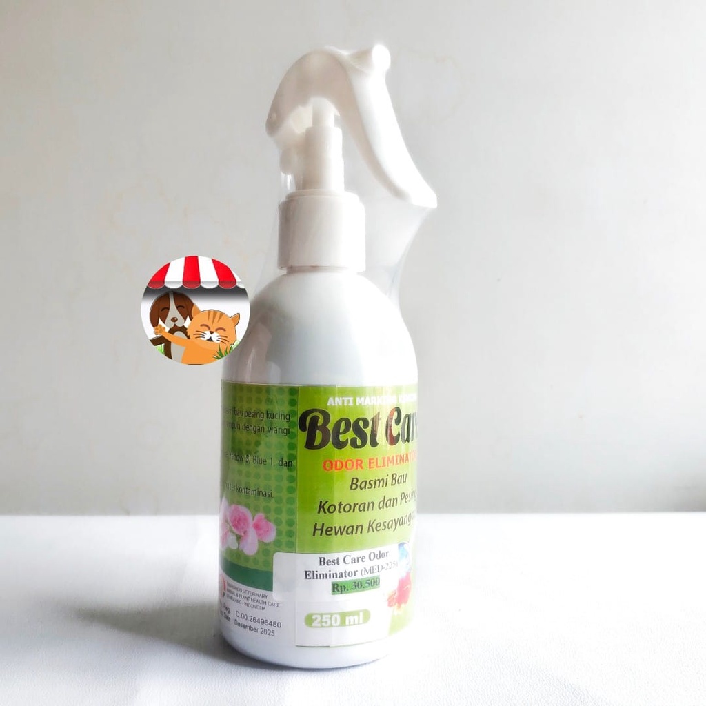 Best Care Odor Eliminator 250ml - Spray Penghilang Bau Kotoran &amp; Pesing Hewan