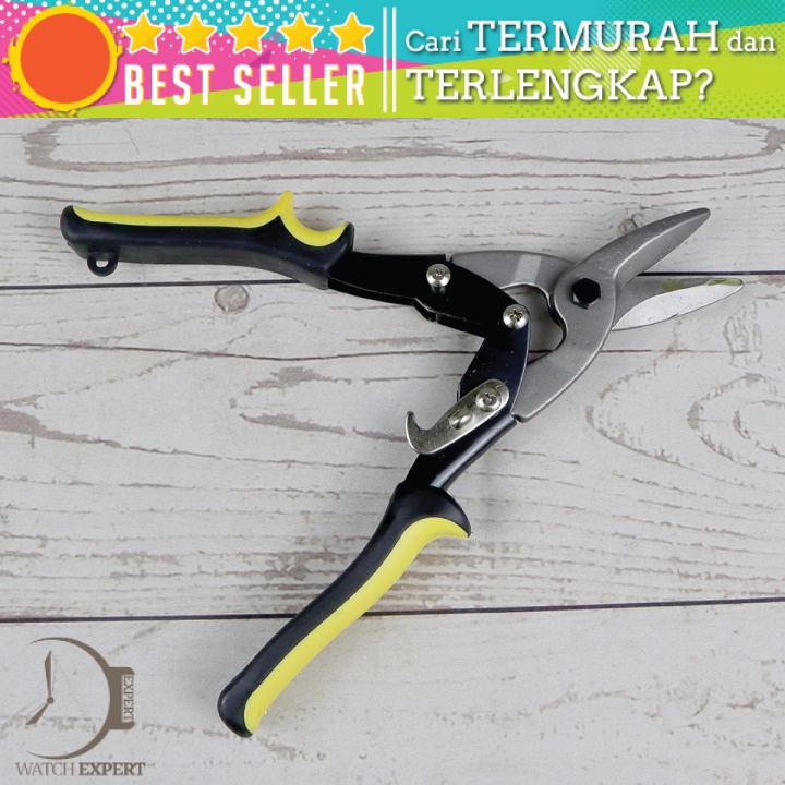 Bisa COD Gunting Besi Flat Baja Heavy Duty Iron Scissors 10 Inch - RuiXiao W239