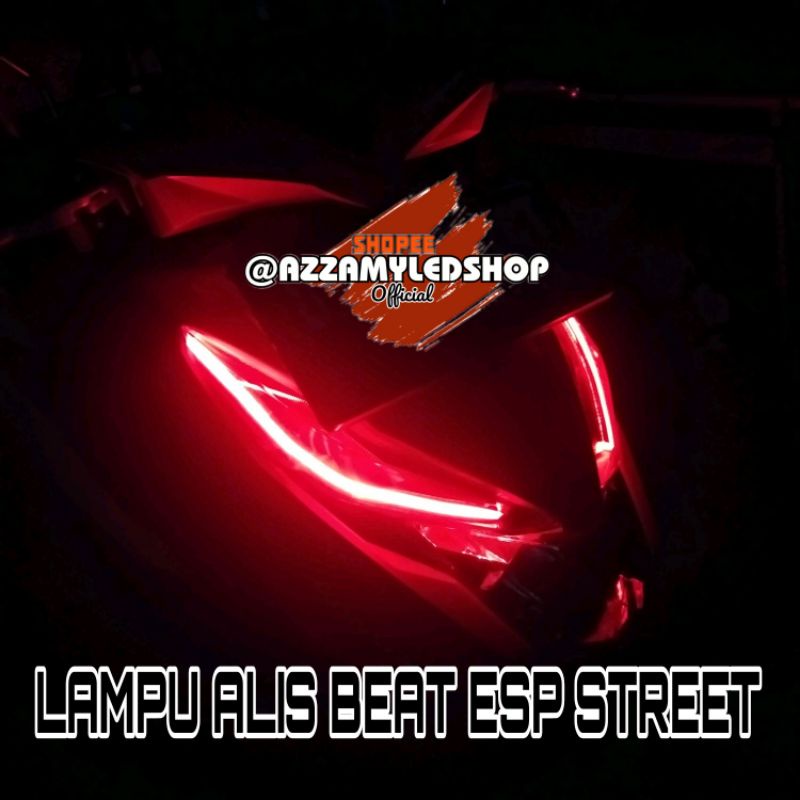 Lampu alis LED DRL alis flexible lentur BEAT ESP BEAT STREET HONDA BEAT no bintik terang berkualitas