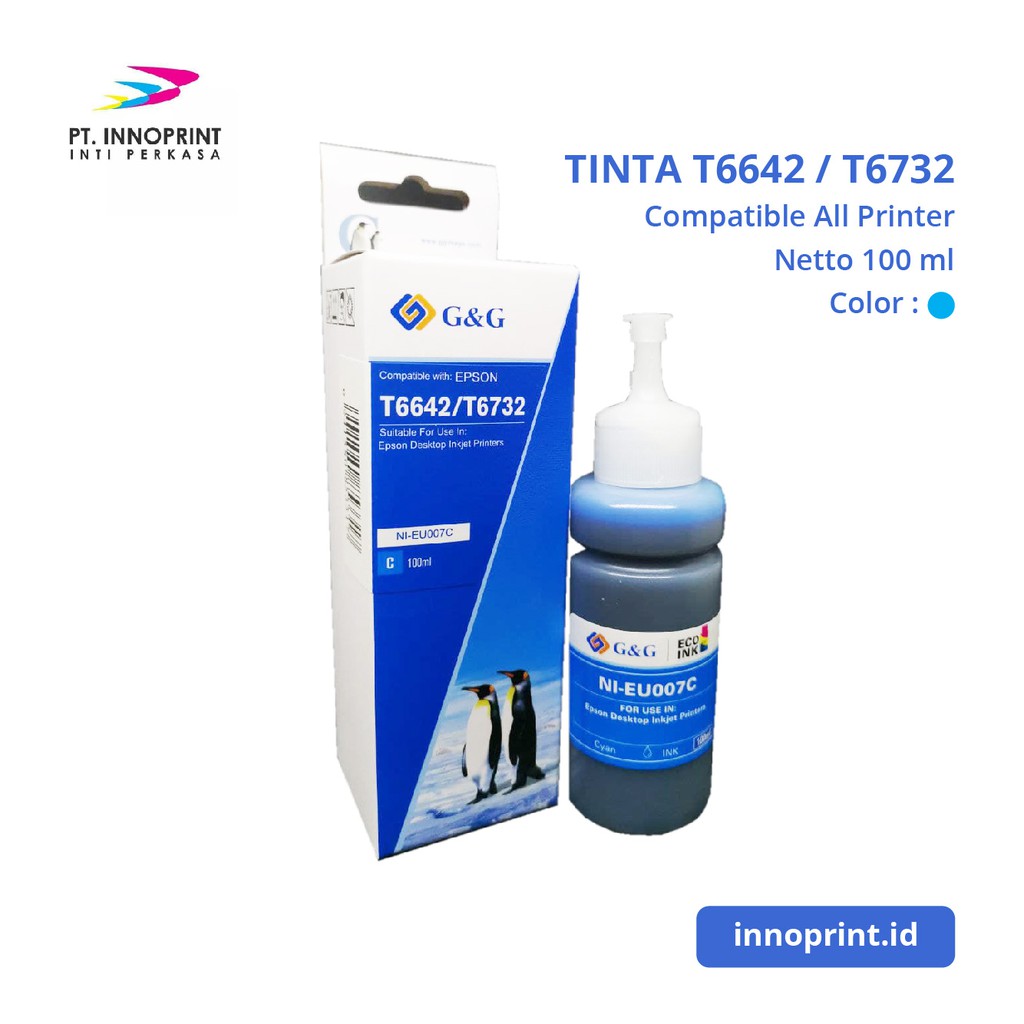 Tinta 664 Series 100ml FOR PRINTER L120/L210/L220/L360 T6641 / T6642 / T6643 / T6644