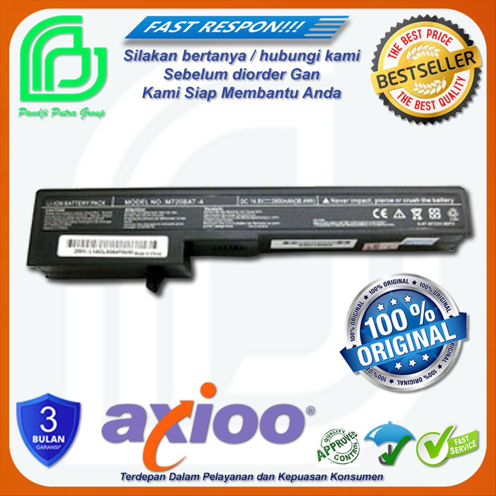 DIJUAL Original Baterai AXIOO MLC M720 M725 ZYREX ADVAN M720BAT-4 M720SBAT-4  Grosir