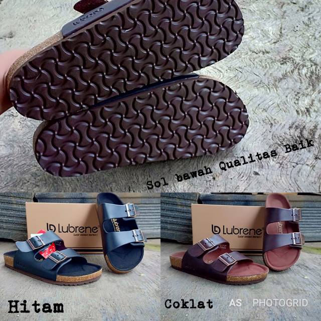 Sandal Slide Pria / Sandal Jalan Lubrene
