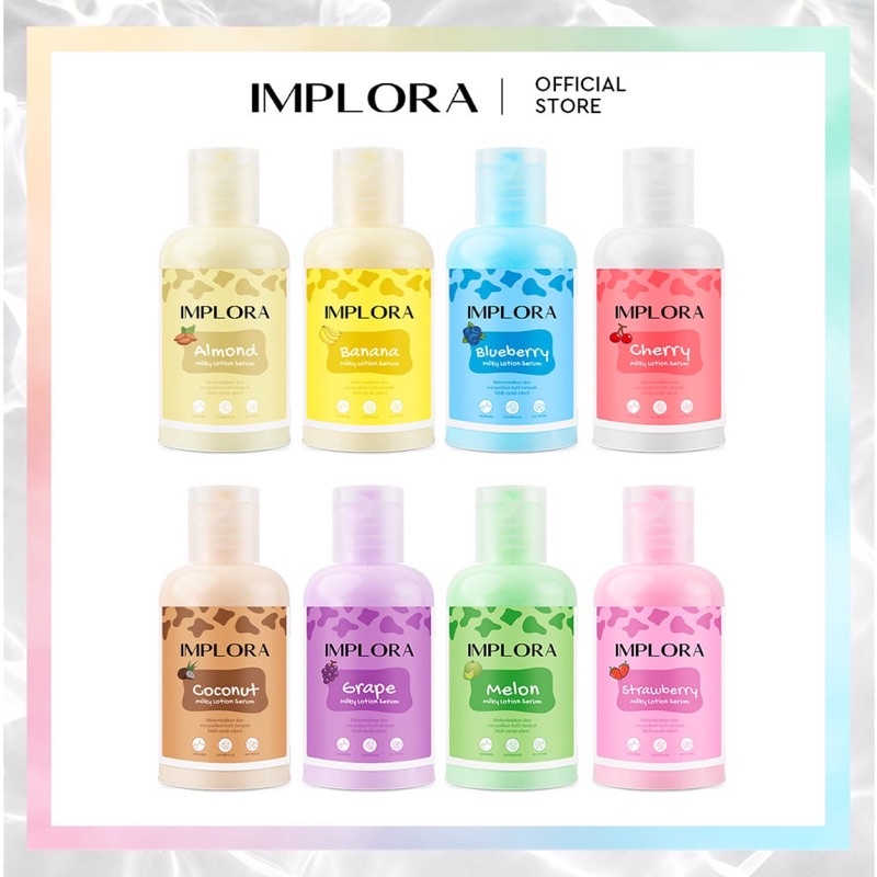 IMPLORA MILKY LOTION SERUM UK.60ML&amp;100ML