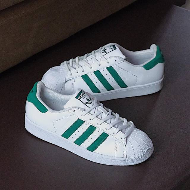 ADIDAS SUPERSTAR WHITE GREEN