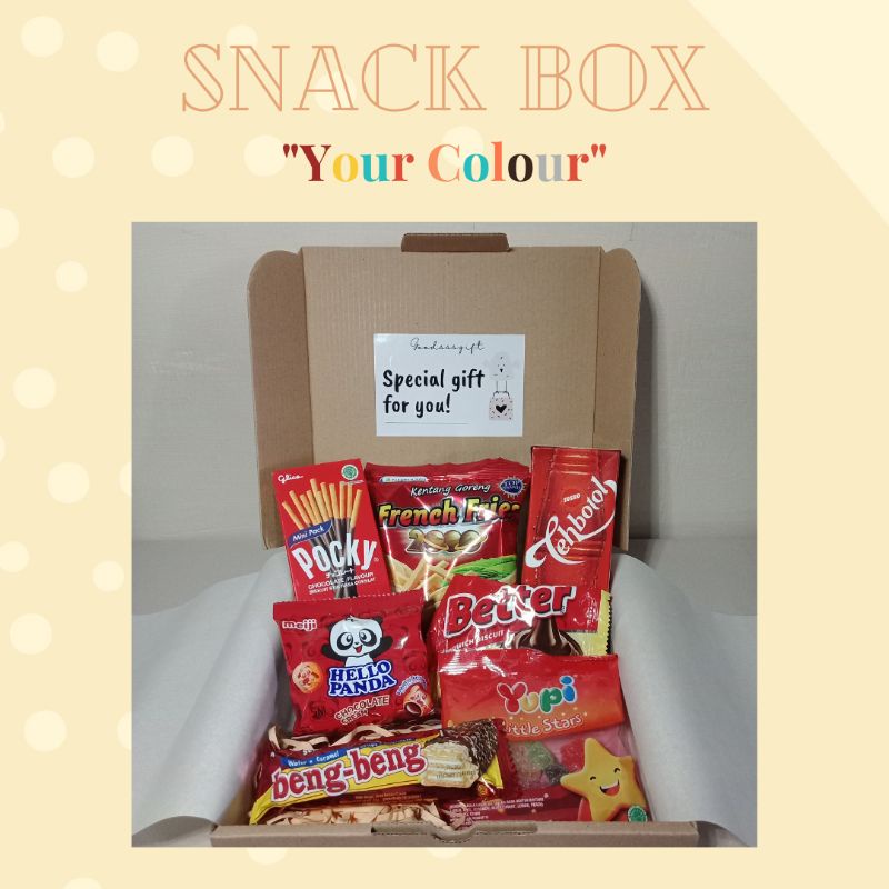 

Gift Snack Box "Your Colour" Edition