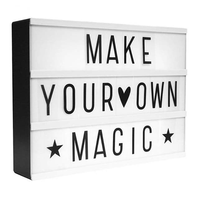 

DIY Letter Light Box&hd711