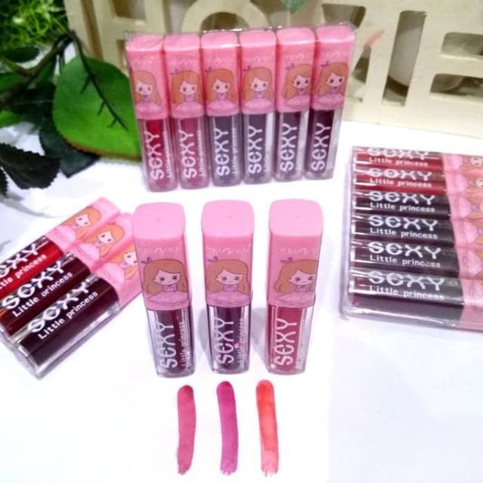 Lip tint sexy isi 6pcs kosmetik bibir