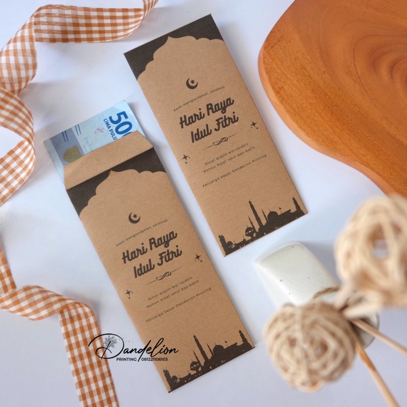 

AMPLOP LEBARAN RUSTIC / AMPLOP THR LEBARAN / EID HAMPERS / ANGPAU LEBARAN
