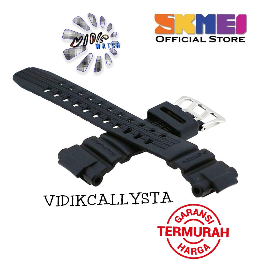 Strap tali jam tangan Skmei 0931 SKMEI 0931 Hitam tali skmei