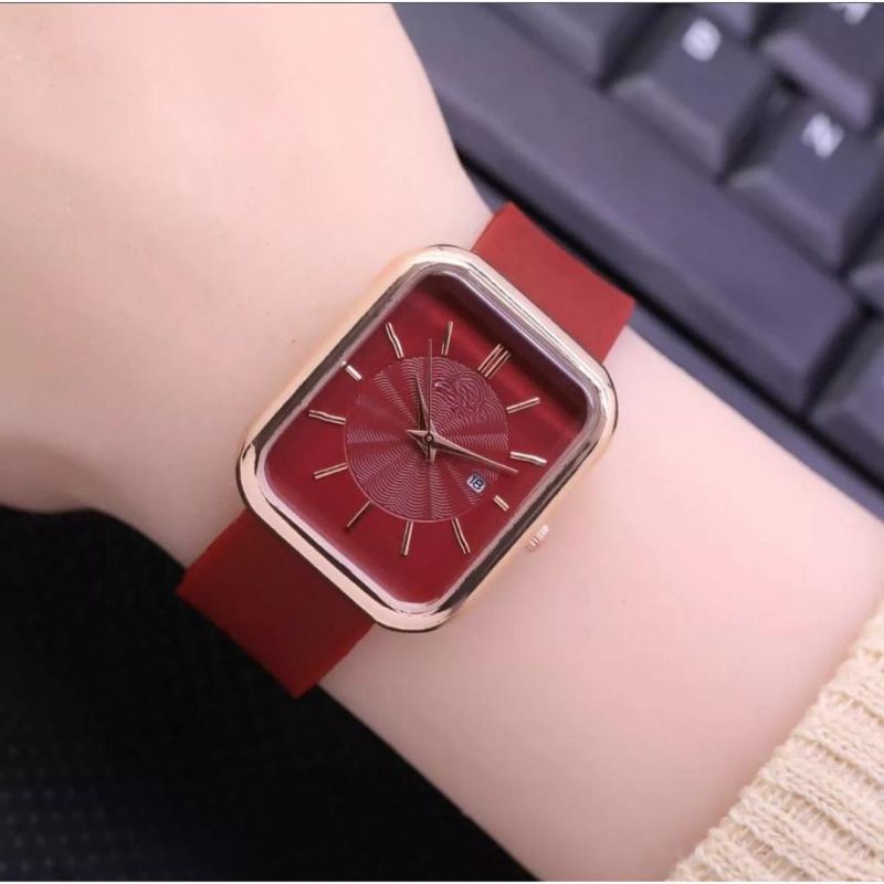 (Grosir)Jam Tangan Wanita F2L &quot; Kota New Strap Rubber/Karet(Terima Cod)Termurah Terlaris)