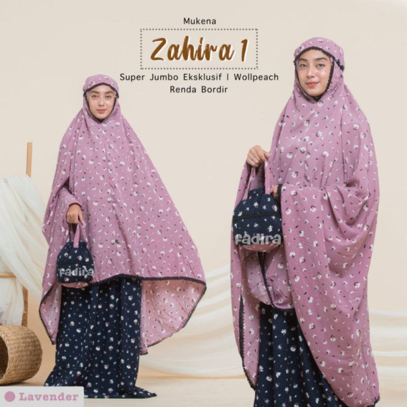 mukena zahira 1 dan mukena zahira 2 dewasa - mukena zahira mom