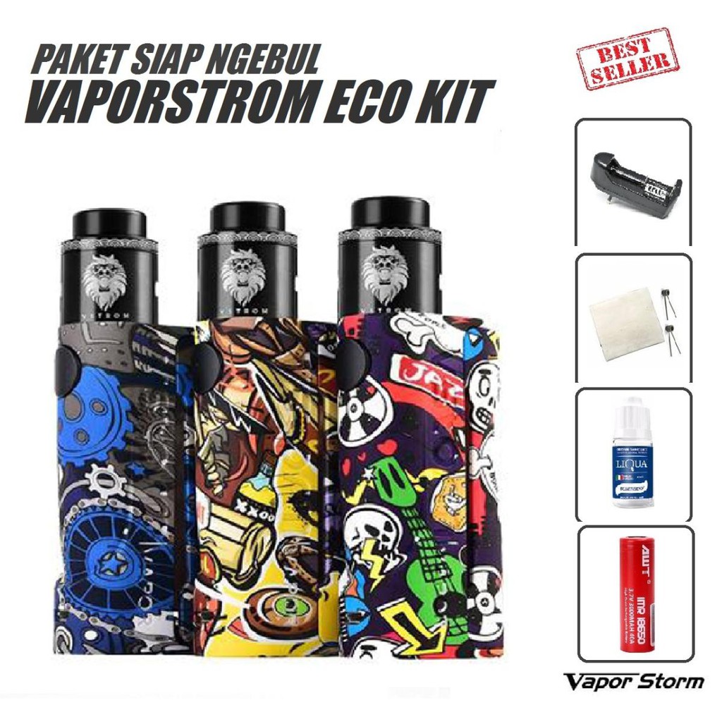 paket siap ngebul ECO Kit 90W by Vapor storm