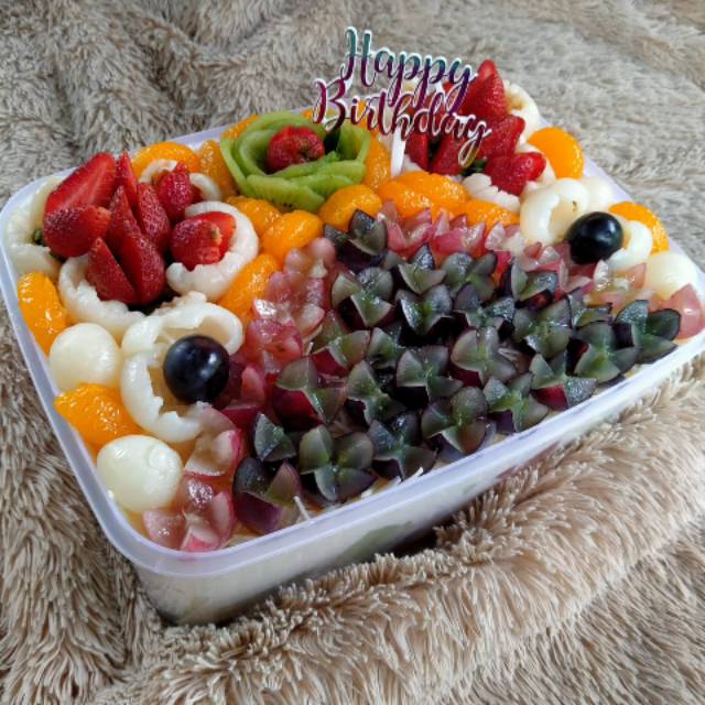 

Tukusiki salad 3500 ml special toping anniv/hbd xxx