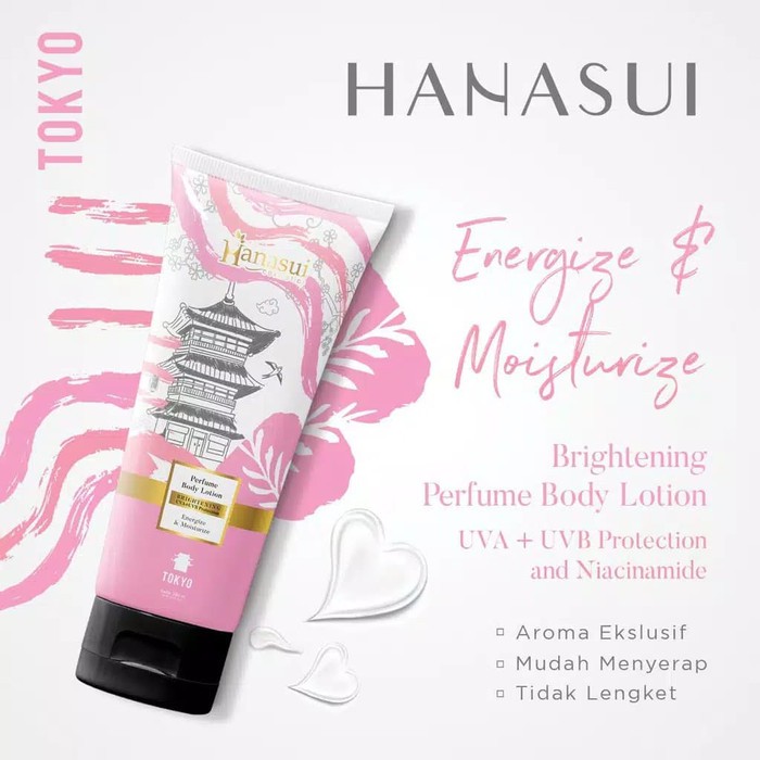 HANASUI PERFUME BODY LOTION 180ML