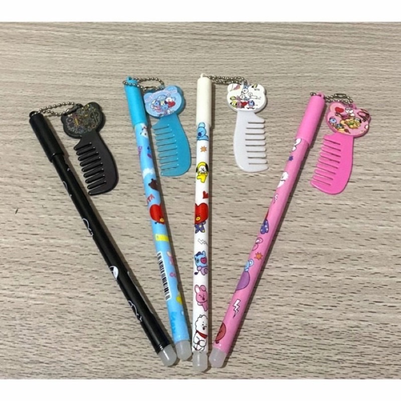 

bulpen/pulpen BTS / BT21 gantungan sisir