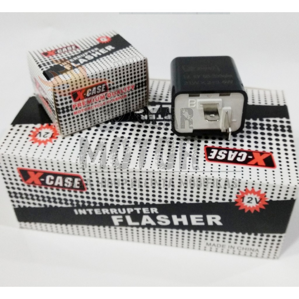 Flasher Sein XCASE Flaser sen X CASE Fleser Motor LED Bisa Diatur Stel Kecepatan Kedip Universal motor