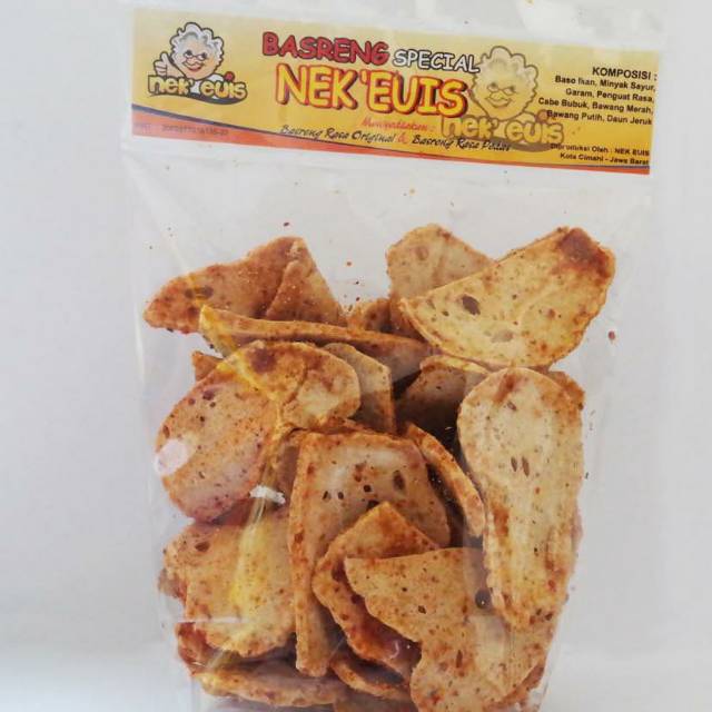 

Basreng pedas mantap baso ikan