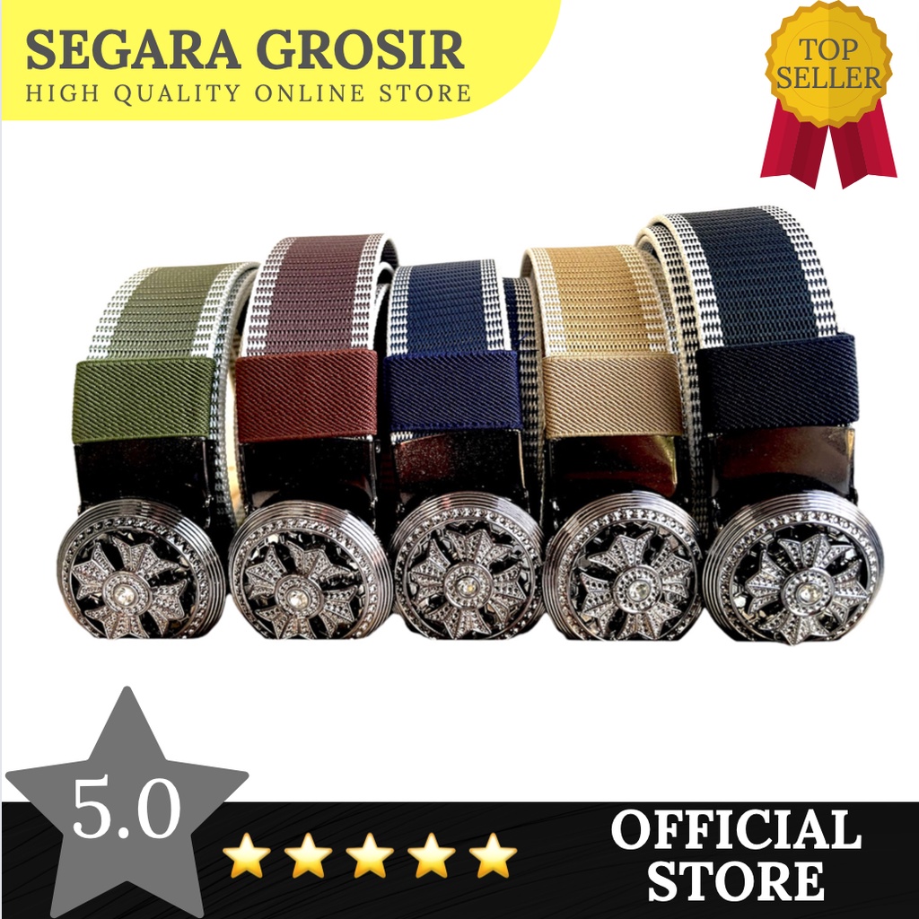 ikat pinggang pria katun puter besi nylon enteng ringan termurah murah grosir import belt gesper gasper tali pinggang sabuk formal fashion stylish style aksesoris original impor buckle laki laki cowok cowo unisex pria wanita keren ringan fashionable cocok