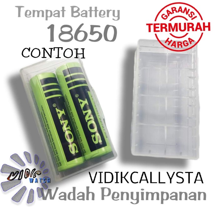 BOX Tempat Wadah Penyimpanan Battery MODEL 18650