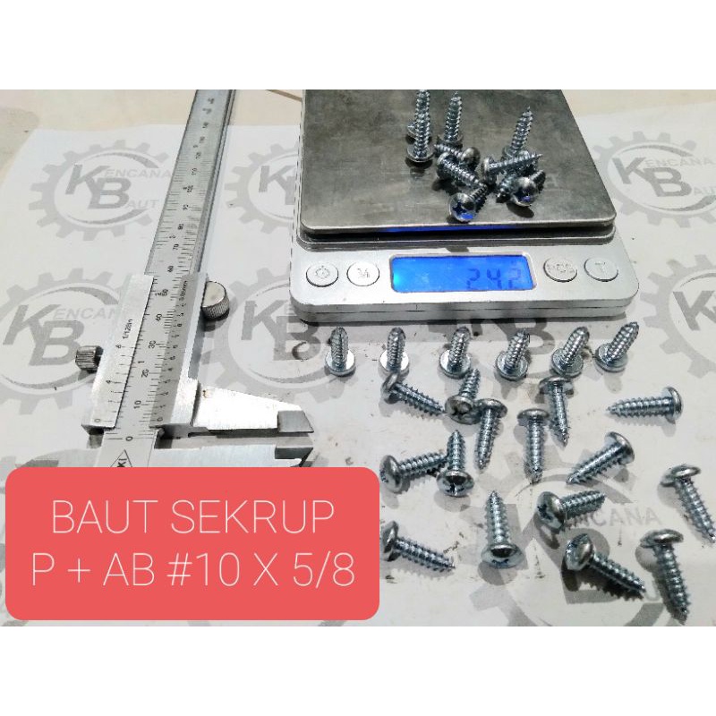 BAUT PAB 10 X 5/8 / SEKRUP PAB 10 X 5/8 / BAUT SEKRUP TAPPING 10 X 5/8