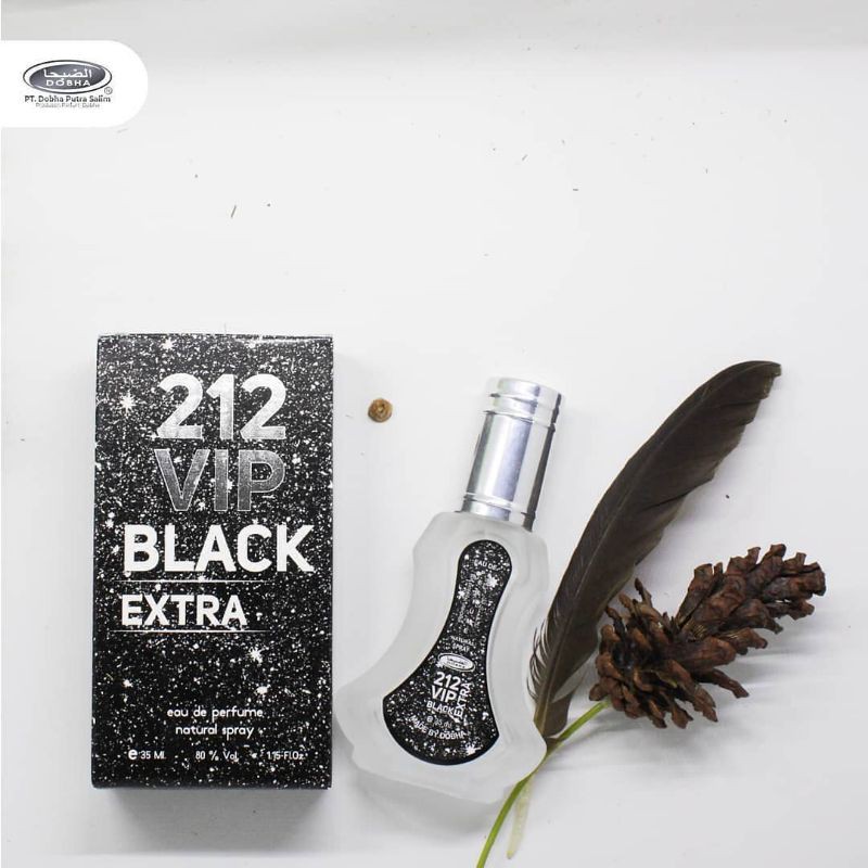 Parfum Minyak Wangi Dobha Spray Aroma 212 Vip Black Extra 35ml 35 ml Original