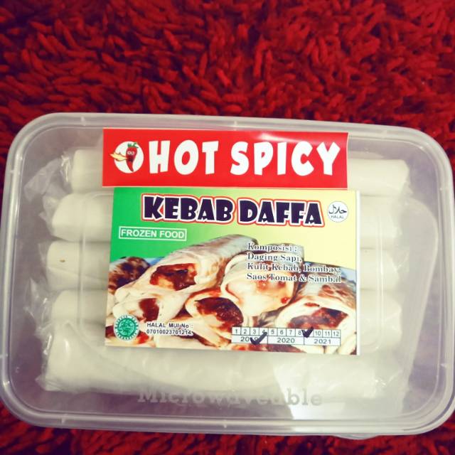 

Kebab daging sapi rasa keju (Cheese Flavour)