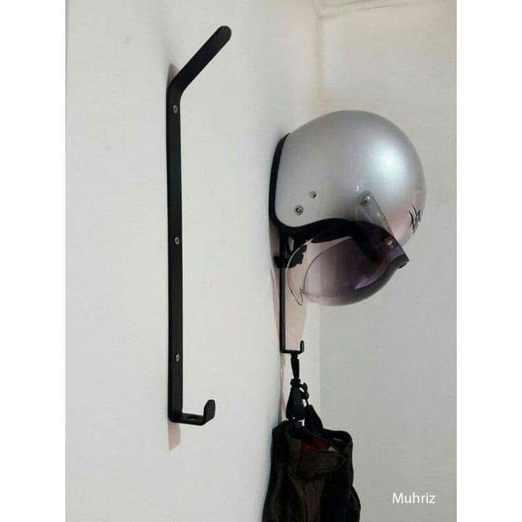 Gantungan Helm- Rak Helm Gantung-Tempat Helm-Rak Helm Motor-Gantungan