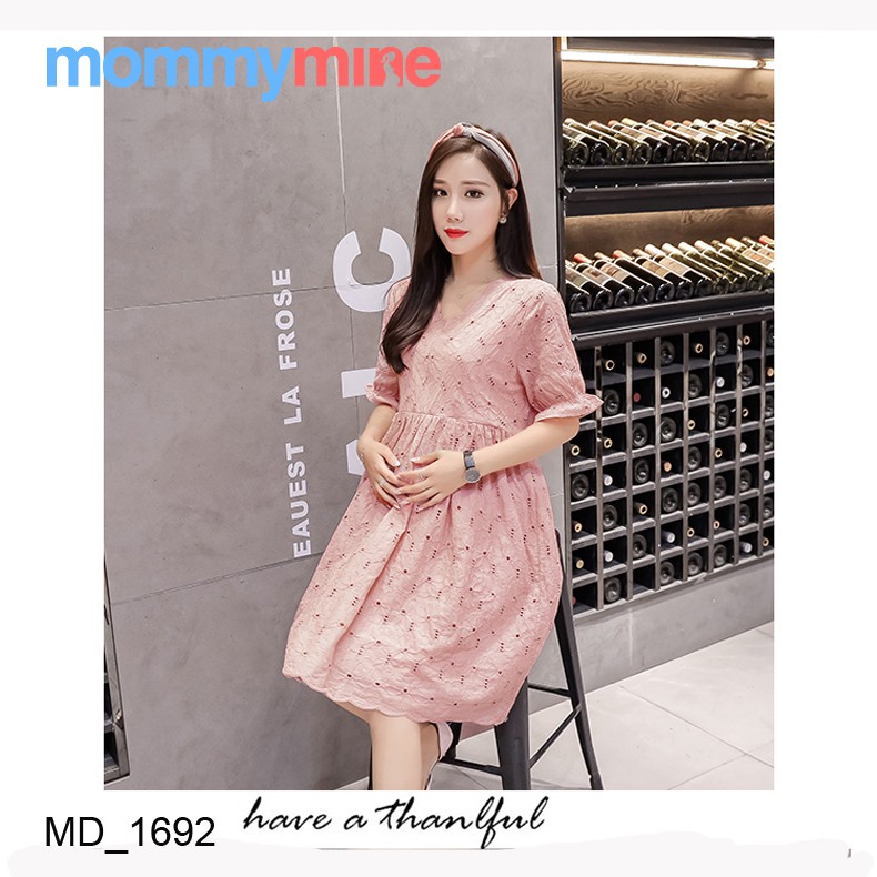 Mommymine Baju Hamil Dress Hamil Menyusui Impor Md 1692 Shopee Indonesia