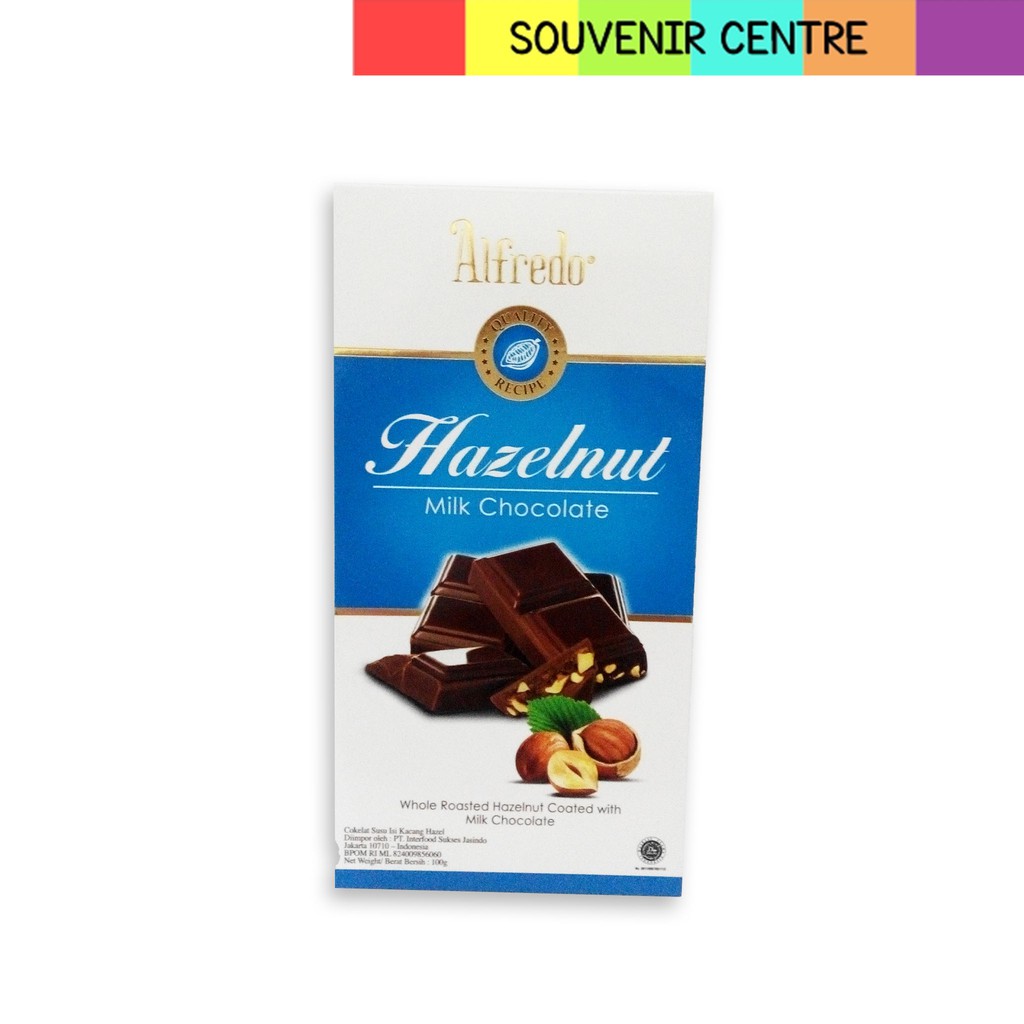 

ALFREDO HAZELNUT MILK CHOCOLATE 100GR