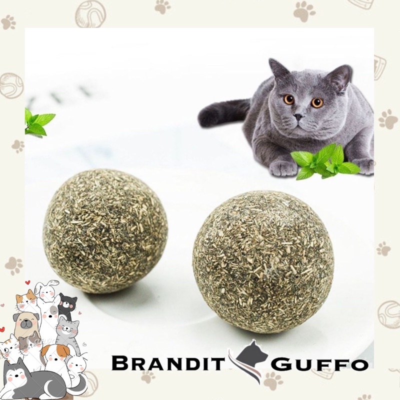 Catnip kucing anti stress catnip ball bulat cat bola cat nip