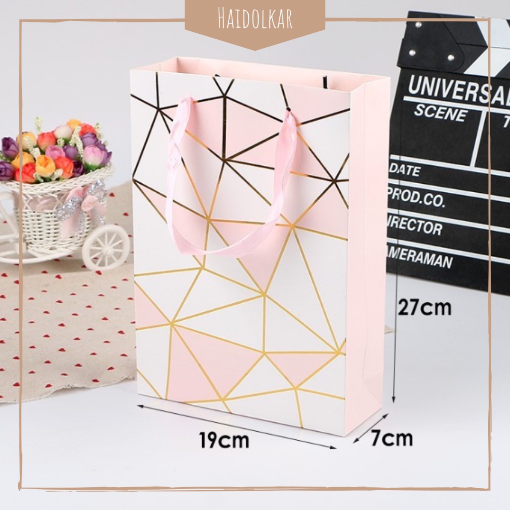 

Paper bag vintage panjang paper bag kado tas gift baju paper bag tebal