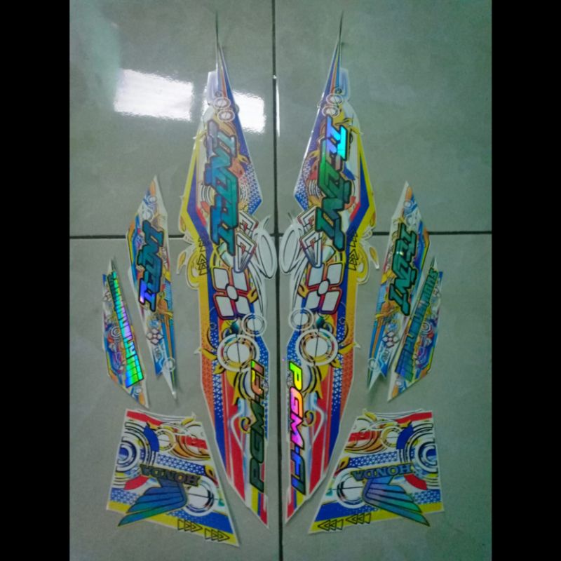 striping tranparan hologram beat fi 2013 sampai 2015