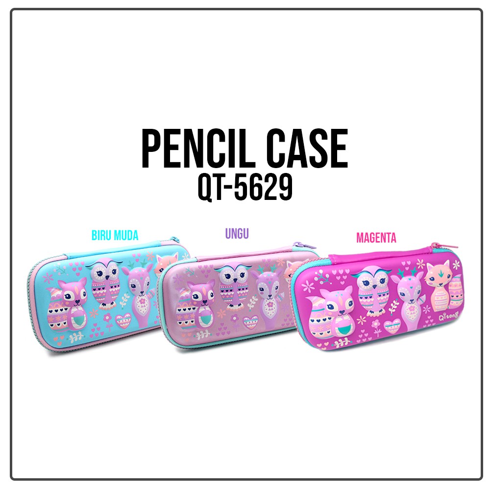 

Kotak pensil + pencil case smiggle + kotak pensil smiggle + qitong QT 5629