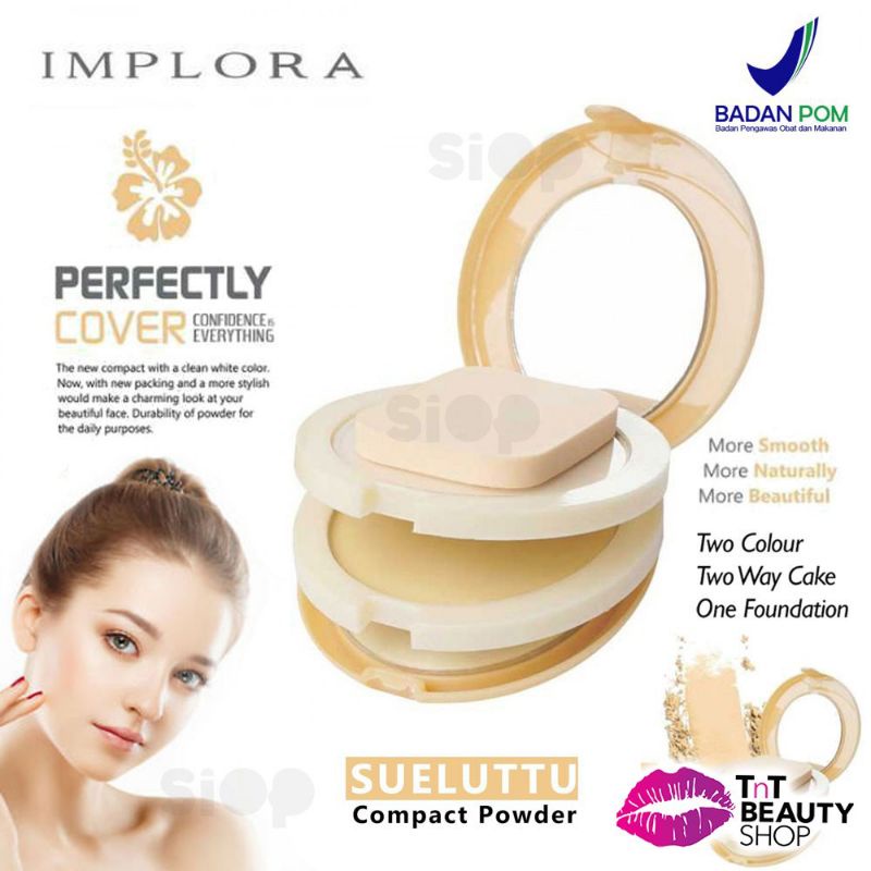 IMPLORA Compact Powder Sueluttu 2 Colour 1 Foundation