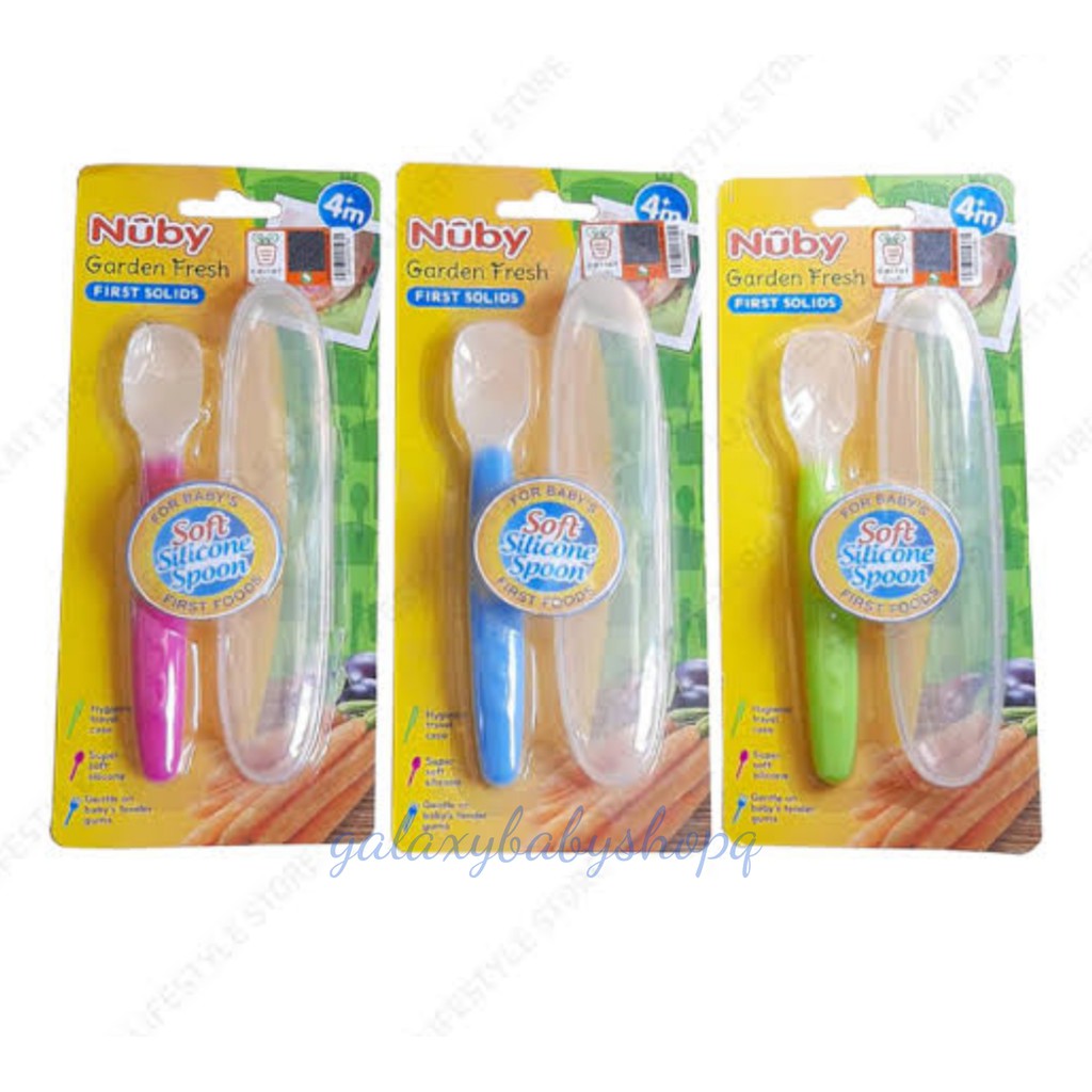 Nuby silicone spoon